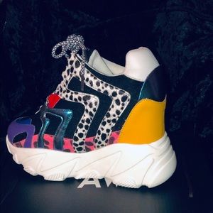 Anthony Watson women platform wedge sneakers